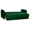 Vantella 3 Seater Fold Out Sofa Cum Bed In Green Colour