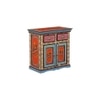 Amara Solid Wood Hand painted Cabinet In Multicolour