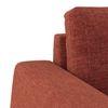Granada Essential 1 Seater Fabric Sofa In Dark Coral
