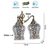 Devansh Metal Electric Wall Light in Multi Colour with Multi Shade Count of 2 Lights