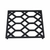 Metalsmith Square Metal Trivet Black Heat Resistant Table Protector