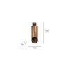 Cedar Brown Solid Wood Wall Lights
