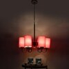 Devansh Steel  Wall Mounted Lamp With Cotton Off Black Shade