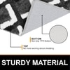 Luxe Home Macau Square Bath Mat (40x60 cm)- Grey