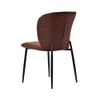 Nimbus Fabric Dining Chair in Maroon Colour