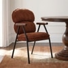 Antho Fabric Dining Chair in Red Colour