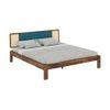 Boho Solid Wood King Size Non Storage Bed In Provincial Teak Finish