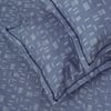 Blue Abstract 180 TC Fitted 1 King  Bedsheet with 2 Pillow Covers