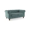 Winchester Sofa Set (Colour : Dusty Turquoise Velvet , Seater : 3+2+1+1)