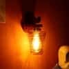 Eliante Tavrix Red Wood Wall Light With E27 Holder In Brown Colour