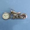 Metal Handpainted  Decorative 10'' Jawa Bike Wall Clock In Metal Color By Craft Tree