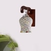 Devansh Solid Wood Electric Wall Light in Brown Colour with Multi Shade Count of 1 Light