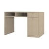 Alana Study Desk with Cabinet Drawer and Shelf in Bronze Cambric Colour