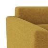 Lewis 2 Seater Fabric Sofa In Ochre Colour