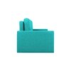 Rubbik 3 Seater Pull Out Sofa cum Bed  in Turquoise Colour
