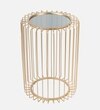 Metal Side Table in Gold Colour