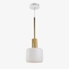 Glided Hanging Lamp in Gold Finish