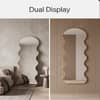 The Artment Gold Meander Unbreakable Floor Mirror For Home (160 X 60 CM)