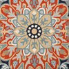 Presto Orange Traditional Hand Tufted Wool Carpet 6X9 Feet