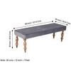 Cairo Sheesham Wood Accent Dining Bench (Iron Grey Velvet Teak Finish)