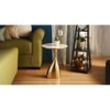 Kivaha Metal Side Table in Glossy Finish