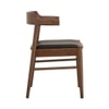 Scandinavian Boden Dining Chair Walnut Finish