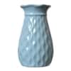 Light Green Ceramic Vase with Flower design