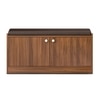 Mini Shoe Rack in Exotic Teak Finish