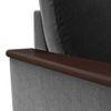 Corby Premium 2 Seater Fabric Sofa in Pebble Grey Colour