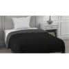 Ekiya 
Black-Dark Grey Solid 250 Gsm Microfiber Single Bed Comforter