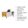 Hexa Engineered Wood Center Table With Storage And Open Rack In Frosty White And Giant Wood
