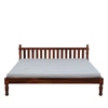 Norwood Solid Wood King  Size Bed Without Storage (Honey Oak Finish)