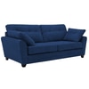 Travis 3 Seater Uphostered Sofa in Blue Colour