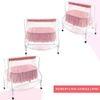Mira Stainless Steel Baby Cradle with Mosquito Net Pineapple & Heart