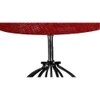 Kiara Maroon Jute Table lamp with Wood & Iron Base