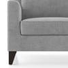 Abbey 2 Seater Fabric Sofa In Granite Weave Colour