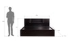 Kamira Engineered Wood King  Size Bed With Drawer Storage (Melamine Finish)
