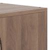 Alex 12 Pair Shoe Rack in Classic Walnut Finish