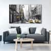 The Castle Decor Abstract Retro City Wall Art Set of 5 27x48 Inch