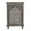 Rolano Solid Wood Carving Bedside Table