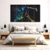 The Castle Decor Sports Art Wall Painting Wooden Framed Digital Painting 27x48 Inch (Style 5)