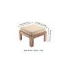 Irish Sheesham Wood 2 Seater Coffee Table Set In Teak Finish