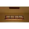 Elaine 36 Brown Wooden LED Hanging Lamp