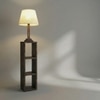 Ebenezer Beige Jute Floor Lamp with Beige Jute Base