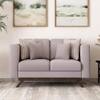 Rubik 2 Seater Fabric Sofa in Smokey Taupe Colour