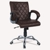 Vooilea Mid Back Executive Chair in Brown Colour