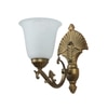 Eliante Modern Wall Lights Aluminium Die Cast & Glass Material Antique Gold & White Finish