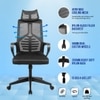 Kepler Brooks Quartz HB Office Desk Chair in Black Colour