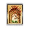 Pichwai Wallart Red Tree Canvas Wall Prints Canvas Wall Prints Set of 1 Multicolor Matte