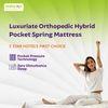 Luxuriate Hybrid Pocket Spring Mattress (78 x 48 in, 8 Inches)